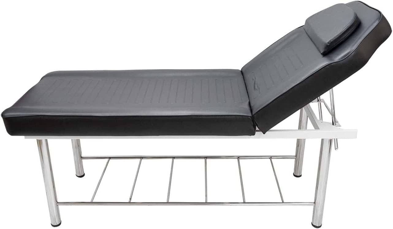 Furniture Reclining Bed Heavy Duty -High-Density Foam (Black)