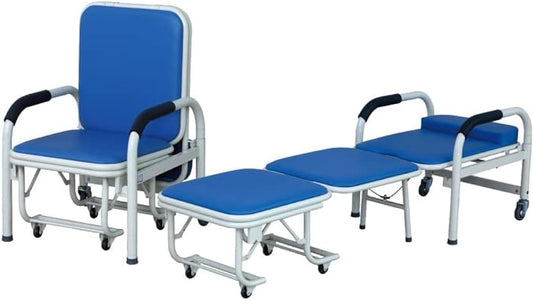 Transformable Hospital Attendant Bed + Patient Companion Chair