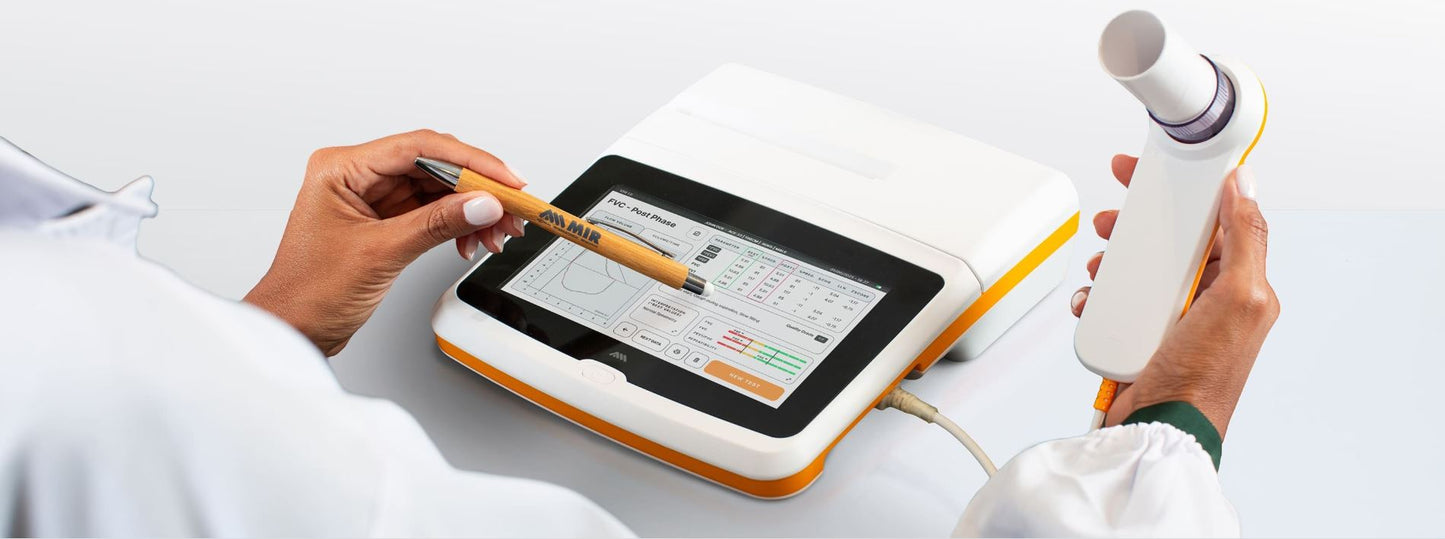 SPIROMETER DESKTOP TYPE WITH 7 INCH TOUCH SCREEN AND BUILT IN PRINTER